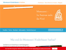 Tablet Screenshot of montessori-itzehoe.de